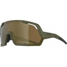 Sunglasses Alpina Rocket Q-Lite - Rahm.olive matt glass bronze mirror cat3