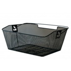 Rear basket PVC - 39x30x17cm black.