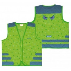 Safety vest Wowow Nutty Jacket - for kids green m.refl. straps size S