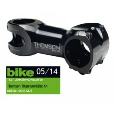 A-Head stem Thomson Elite X4 black - 1-1 / 8 &quot;x10 ° x100mmx31.8mm handleb.clamping