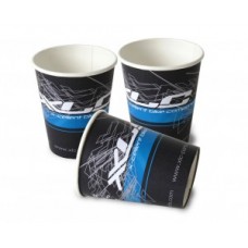 XLC Cardboard cup blk white blue - 1 pcs = 1 bar =  VE 50 pcs