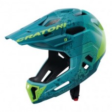 Helmet Cratoni C-Maniac 2.0MX (MTB) - size S/M (52-56cm) petrol/green matt