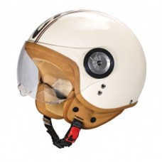 Motorcycle helmet Cratoni Milano - size L (59-60cm) cream gloss