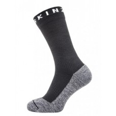 Socks SealSkinz Soft Touch Mid - size  XL (47-49) black/grey waterproof