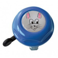 Kids bell Rabbit Doming Label - kék Ø 55mm