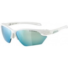 Sunglasses Alpina Twist Five HR S CM+ - frame white pistachio lenses emerald mir