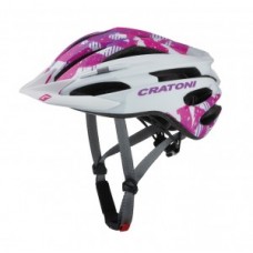 Helmet Cratoni Pacer (MTB) - size XS/S (49-55cm) white/pink gloss