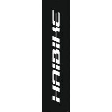 Flag HAIBIKE - for flagpole - 1m x 4m /blue - white/with hem-stitching