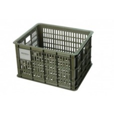 Bicycle crate Basil Crate M - 34x40x25cm moss green 27l