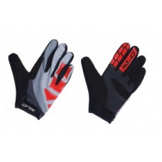 XLC full finger gloves Enduro - red/grey size M
