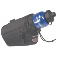 Saddle bag Micro Bottle Bag - blk, 9x14x15cm, incl. Adapter 0289S