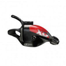 Shift lev.Sram X01 DH X-Actuat. Trigg.A2 - rear 7 s. w. clamp red 00.7018.401.000