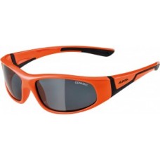 Sunglassses Alpina Flexxy Junior - frame orange/black glass blk. mirr. S3
