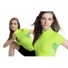 Kerékpáros póló női ARWEN green - S