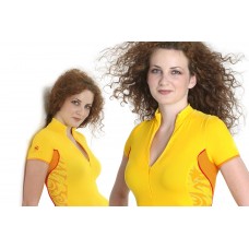 Kerékpáros póló női ARWEN yellow - M